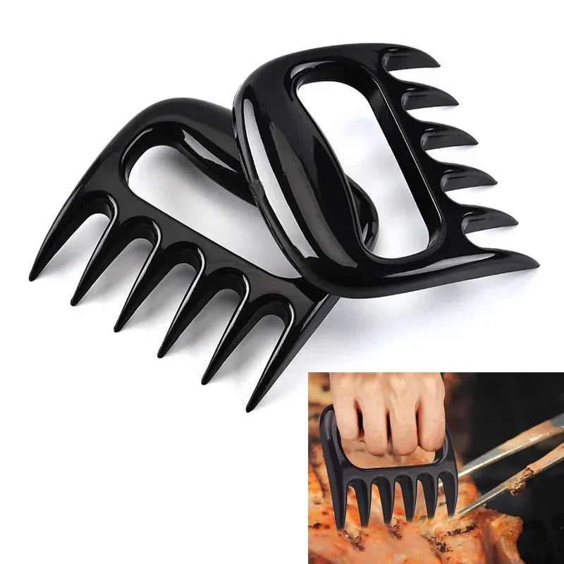 BBQ Fork Bear Claw Fruit Vegetable Slicer Cutters Cooking Tools BBQ Accessories Meat Shredder Strong Pulled Pork Puller