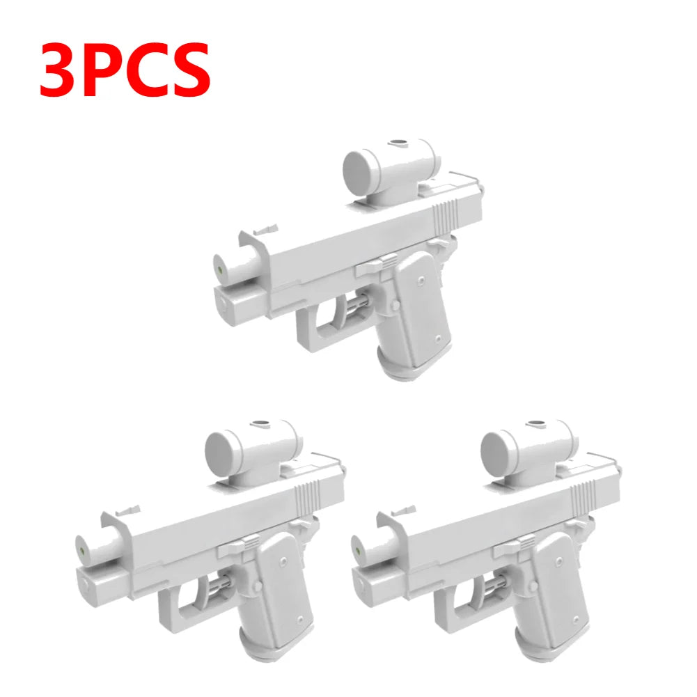 5-1PC Handheld Water Prank Gun Two-Way Spray Trick Reverse Water Gun Summer Outdoor Pool Watergun Toys Pistola de agua de broma