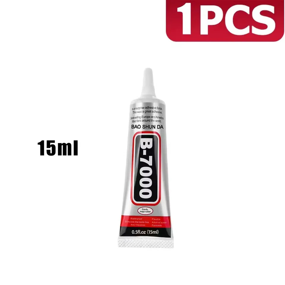 9-50ML B-7000 Clear Contact Phone Repair Adhesive Universal Glass Plastic Jewelry Craft DIY Glue with Precision Applicator Glue