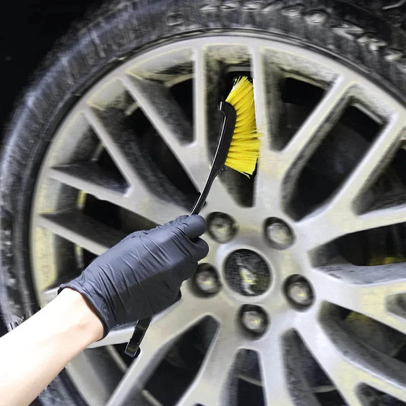 NEW Car Tire Wheel Rim Cleaning Brush Detailing Brushes Wash Towel Universal Wheel Tire Cleaning Tools Auto Accessories