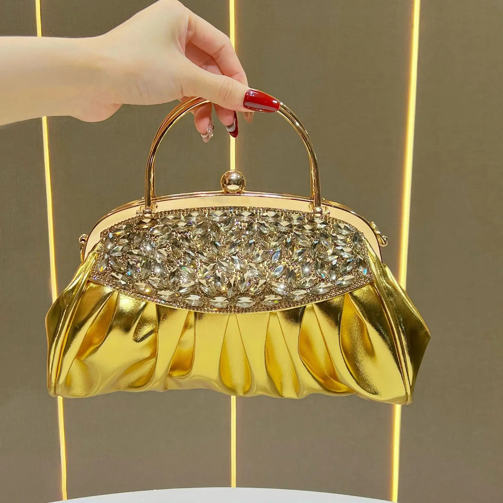 women's bags, light luxury party handbags, diamond-encrusted women's handbags, celebrity temperament, high-end dinner bags