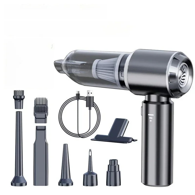 Brushless Motor Wireless Car Vacuum Cleaner High Power Handheld Portable Powerful Air Duster For Car Household Cleaning
