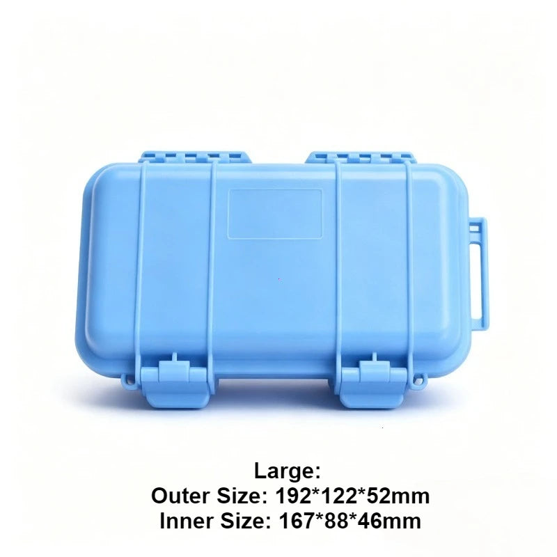 4 Color Outdoor Storage Carry Box Waterproof Shockproof Survival Airtight Case Fall-resistant ABS Travel Sealed Container