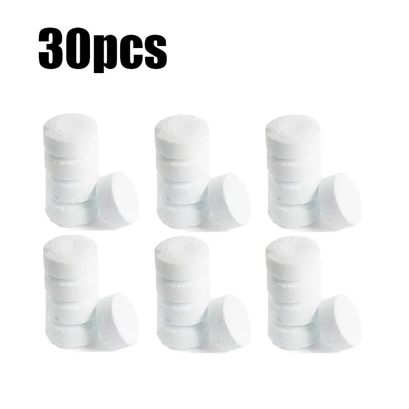 10-60pcs Coffee Machine Cleaning Effervescent Tablets Descaling Agent Multi-Purpose Household Cleaning Tool Kitchen Accessories