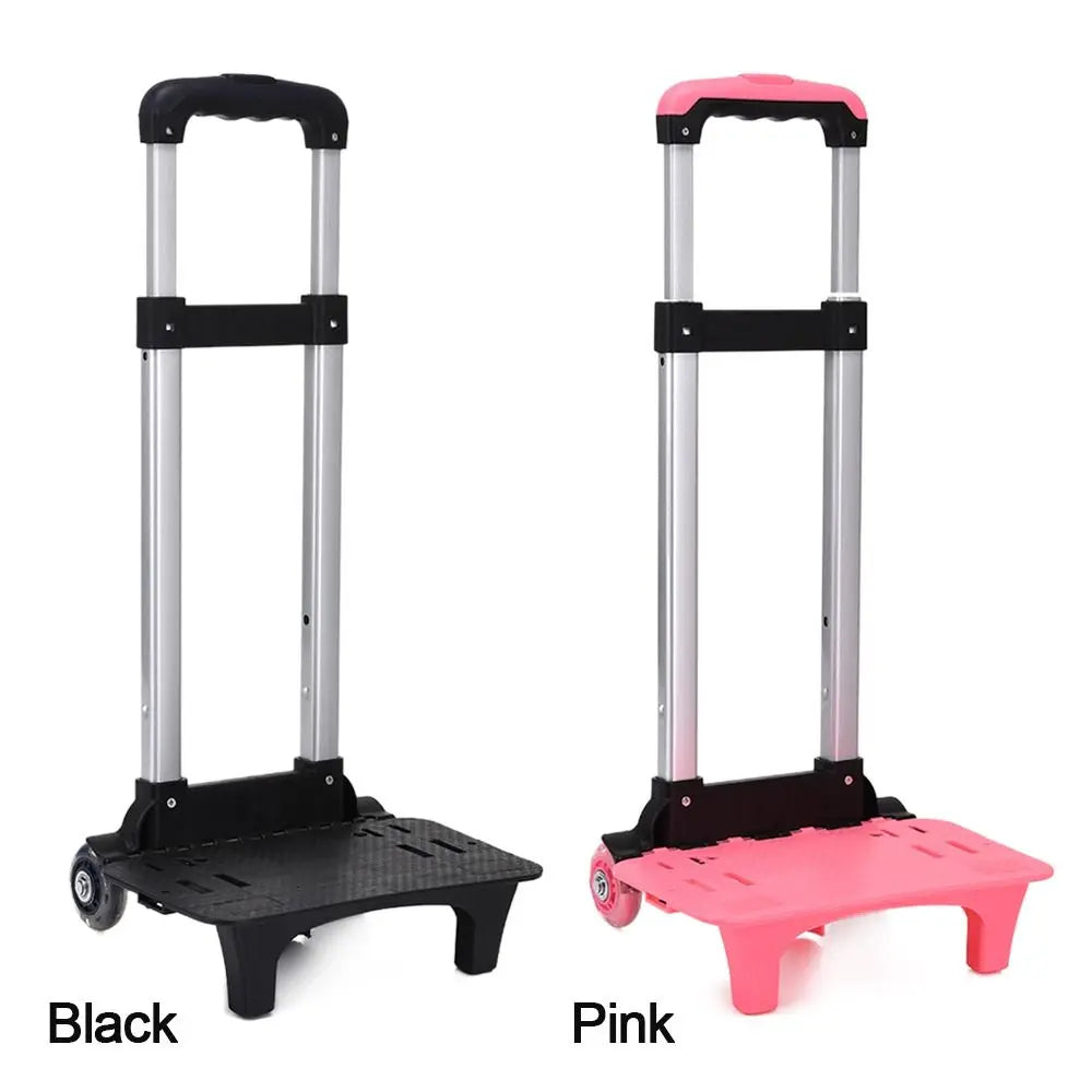 Foldable 2 Wheel Durablel Luggage Travel Pullling Rod Carrier Trolley Rack Student Backpack Pet Bag