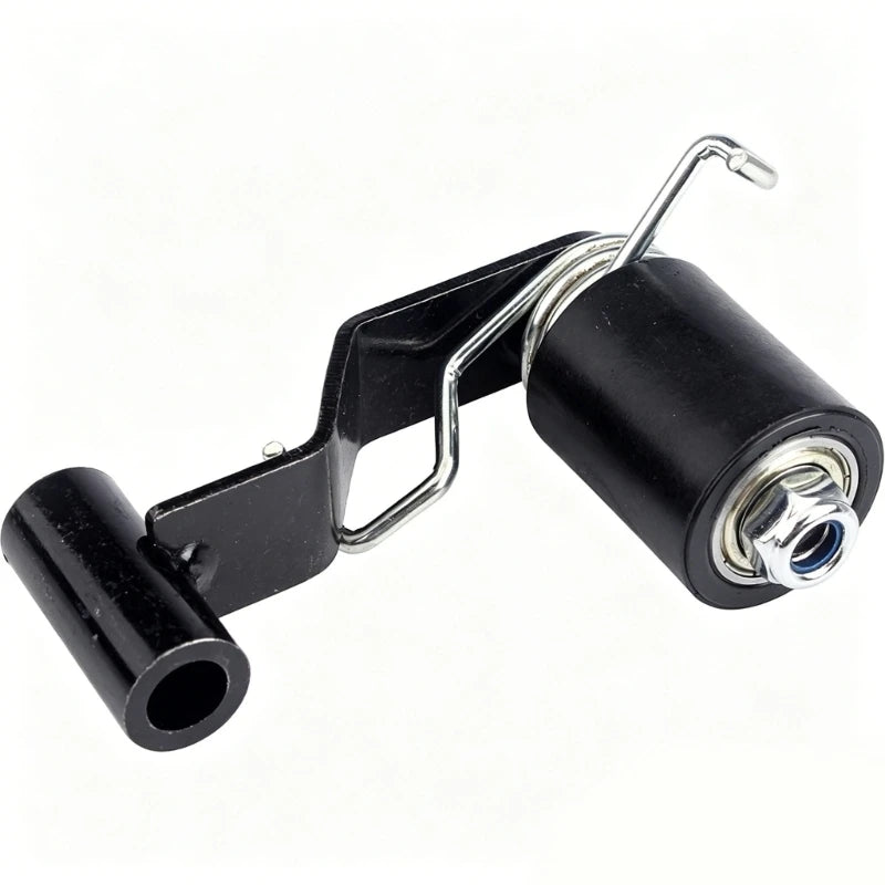 Replacement Chain Tensioner Roller Set for ATV180/200 Vehicle Drive Chain Maintenance, Black Bracket Assembly with Spring