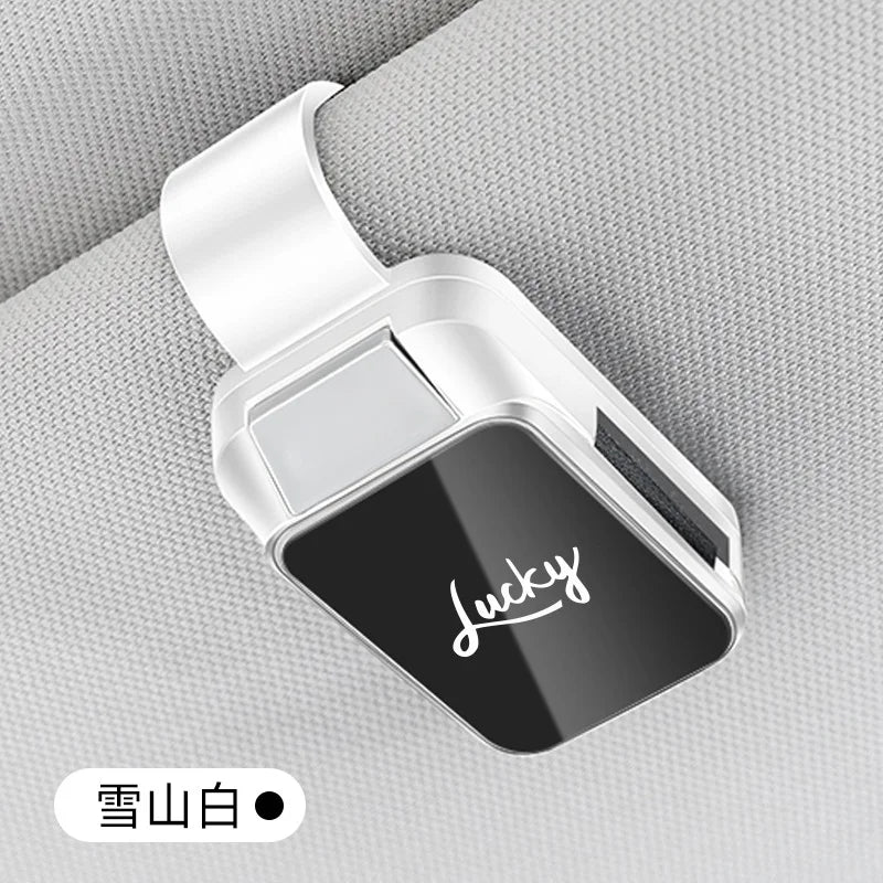 Sunglasses Holder, Eye Box, Creative Car Visor, Storage Clip, Car Glasses Clip, Multi-Function