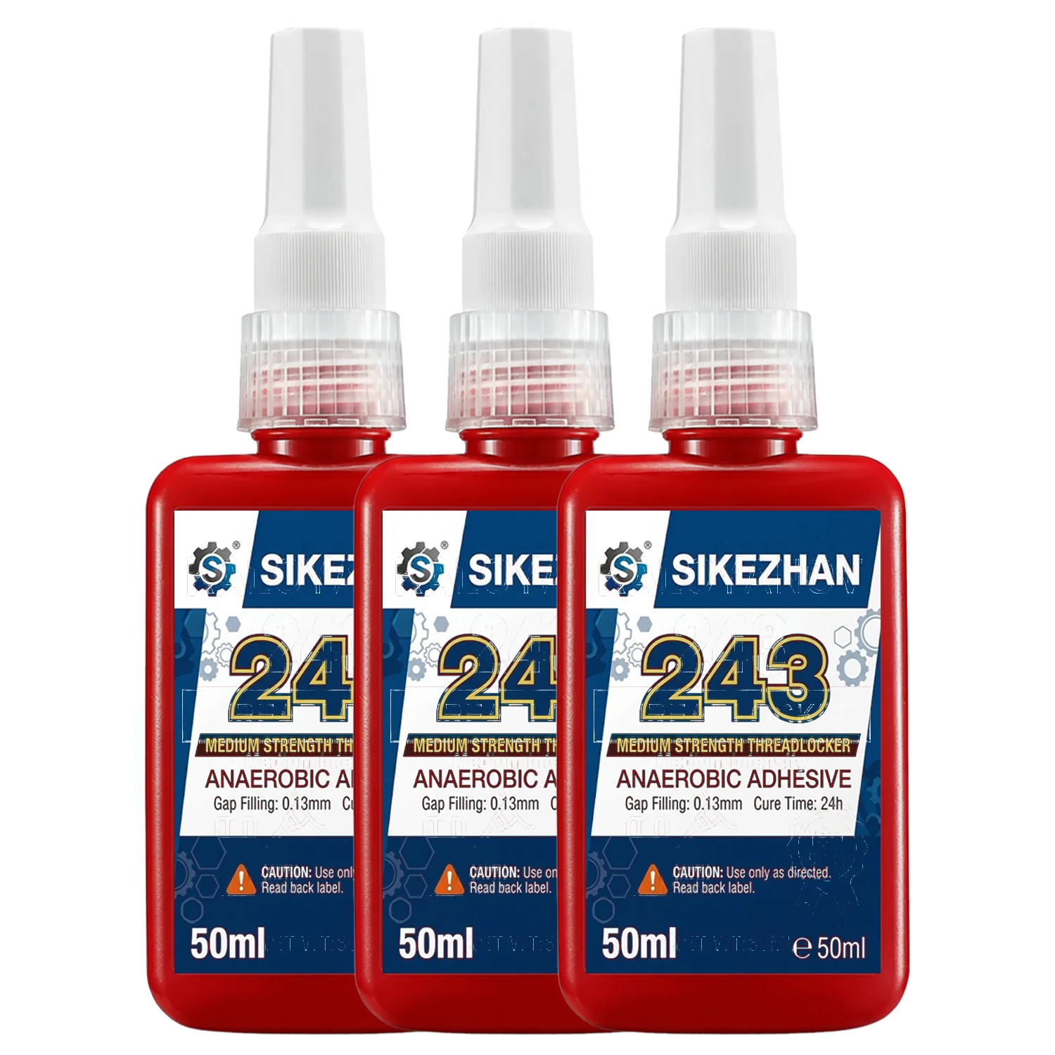 243 Threadlocker Blue Medium Strength Anaerobic Adhesive Screw Glue Anti-vibration Locking Agent for Car Motorcycle RC Repair