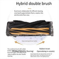 A42F Applicable for Dreame X50 Series Sweeper X40 Hybrid Dual Roller Brush Cleaning Main Brush Replacement Parts Brush