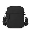 Simple solid color canvas mini square bag lightweight men crossbody casual shoulder bag