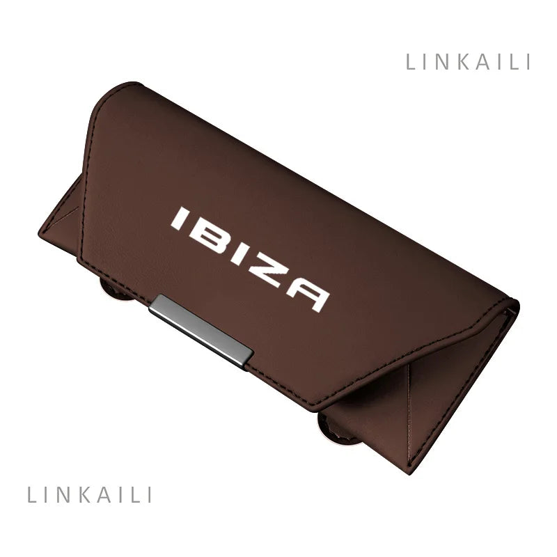 Suitable for SEAT Arona Ateca Exeo IBIZA leon Car Visor Glasses Clip Car Master Driver Sunglasses Storage Rack Accessories