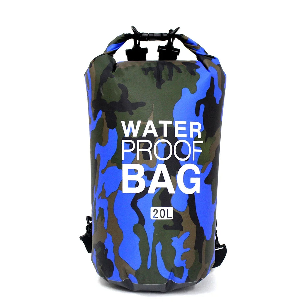 Men's and women's waterproof bags, outdoor sports bags, suitable for swimming, boating, kayaking, rafting and traveling