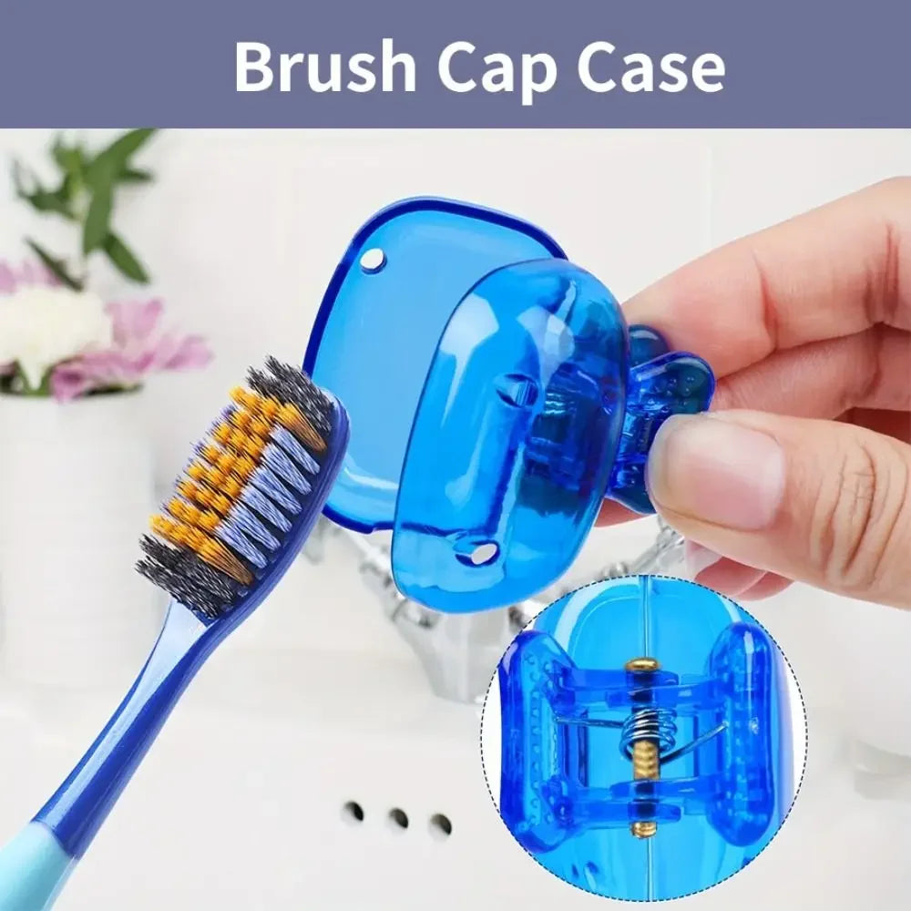 Mini Brush Cap Case Portable Reusable Toothbrush Cover Holder Waterproof Dust Prevention Toothbrush Protect Box