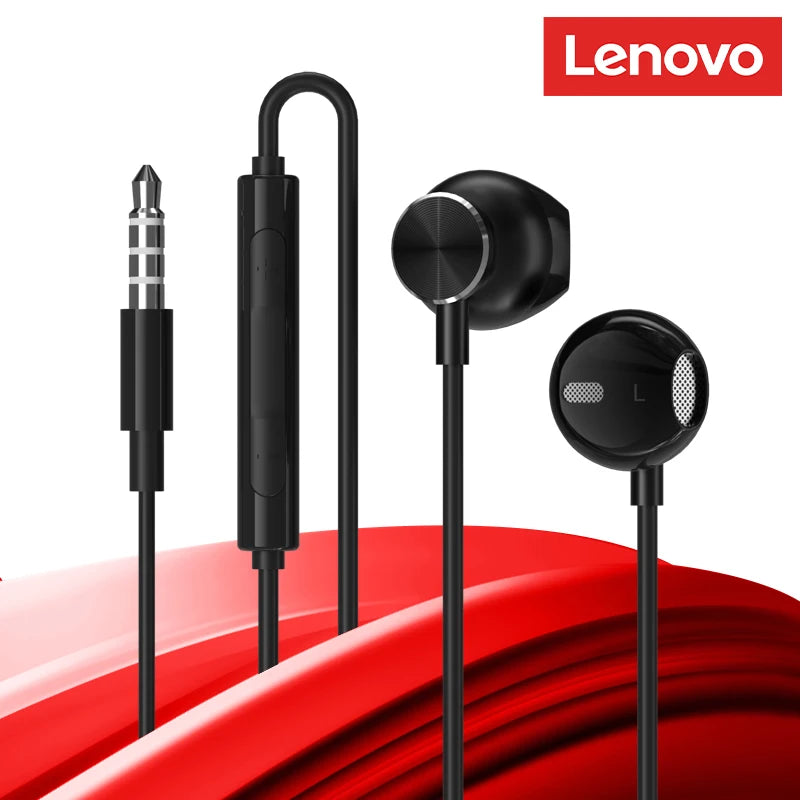 Original Lenovo TW16 Pro TW16 Wired Earphones Built-in Microphones With Volume Control Headphones Semi-in-ear Design Earbuds