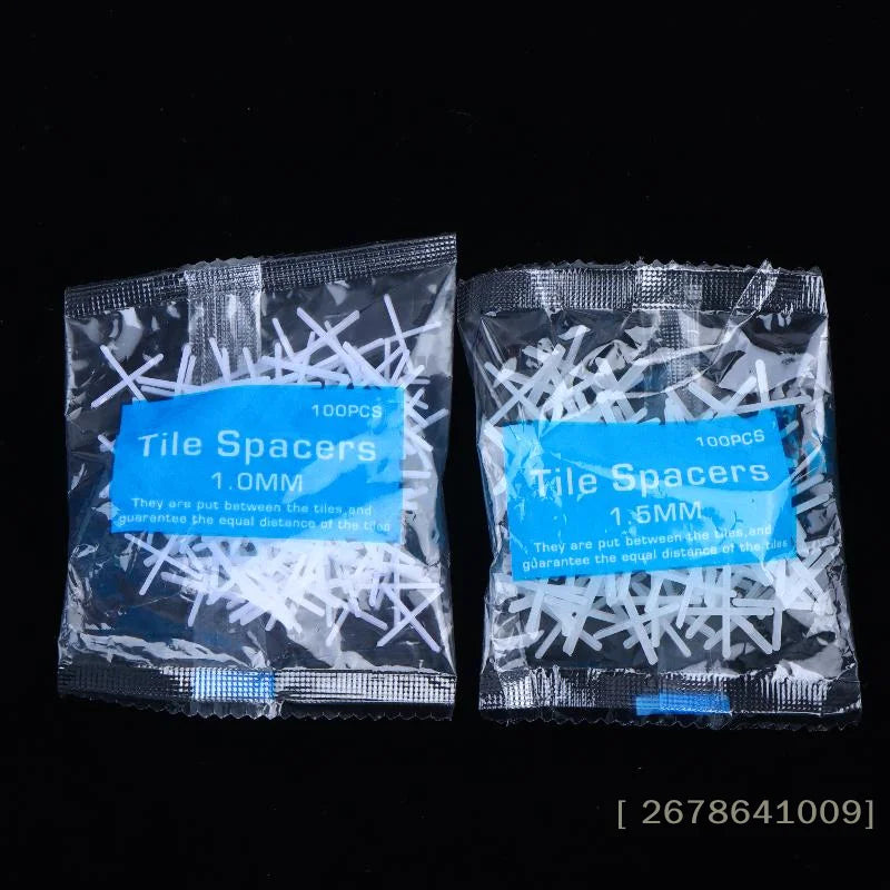 ⚑1Bag 1/1.5/2/2.5/3mm Tile Spacer Cross Tile Leveling Clips Floor Wall Laying Construction Tool Positioning  Cross Clips