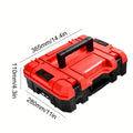 Single-Piece Industrial-Grade Stackable Tool Box Pressure-Resistant Anti-Fall Durable Hardware Tool Storage Box, Home Repair Box