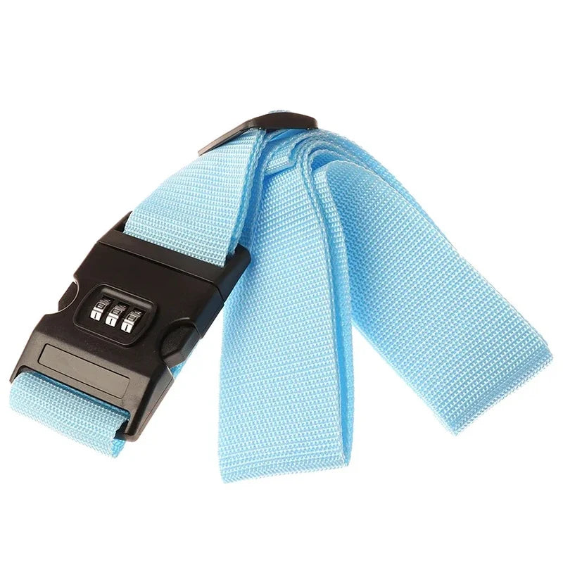 Adjustable Luggage Belts Strong Elastic Extra Safety Travel Suitcase Luggage Baggage Security Straps Tie Belt Carry On Straps