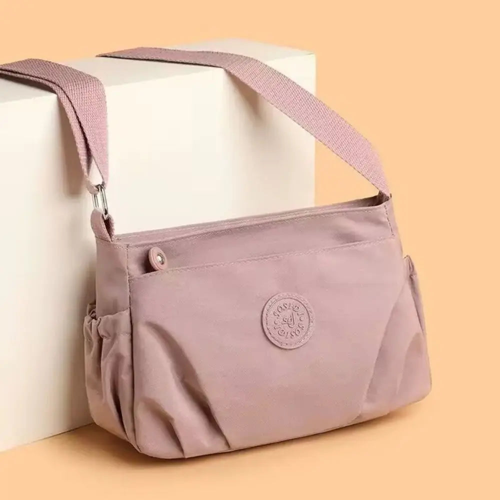 Nylon Cloth Women's Shoulder Bag Large Capacity Multi-Layer Messenger Bags Lightweight Waterproof Travel Bag Organizer Bag