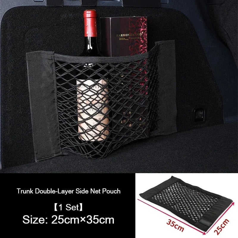 For Jeep Renegade 2015-2022 Car Trunk Luggage Storage Cargo Organiser Elastic Mesh Net Styling Accessories
