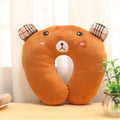 Cartoon Animal U-shaped Pillow, Creative U-shaped Neck Pillow, Nap Neck Pillow, Suitable for Outdoor Travel, Reduces Fatigue