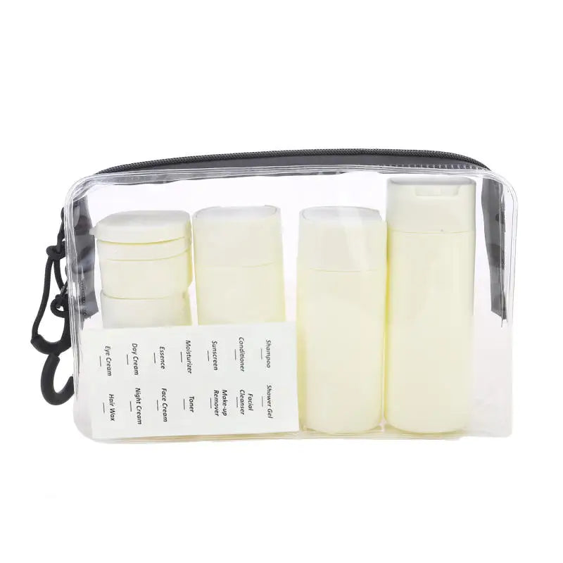 Cosmetics Split Bottle Travel Set Nordic PE Hose Bottle Wash and Makeup Bag Portable and Aircraft Split Bottle Travel Set