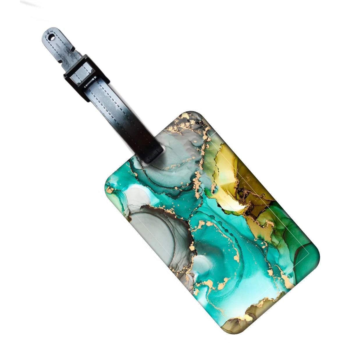 5 Marble Patterns Luggage Tag for Suitcases Travel ID Bag Tag for Men Backpacks Address Holder Baggage Boarding Portable Ticket