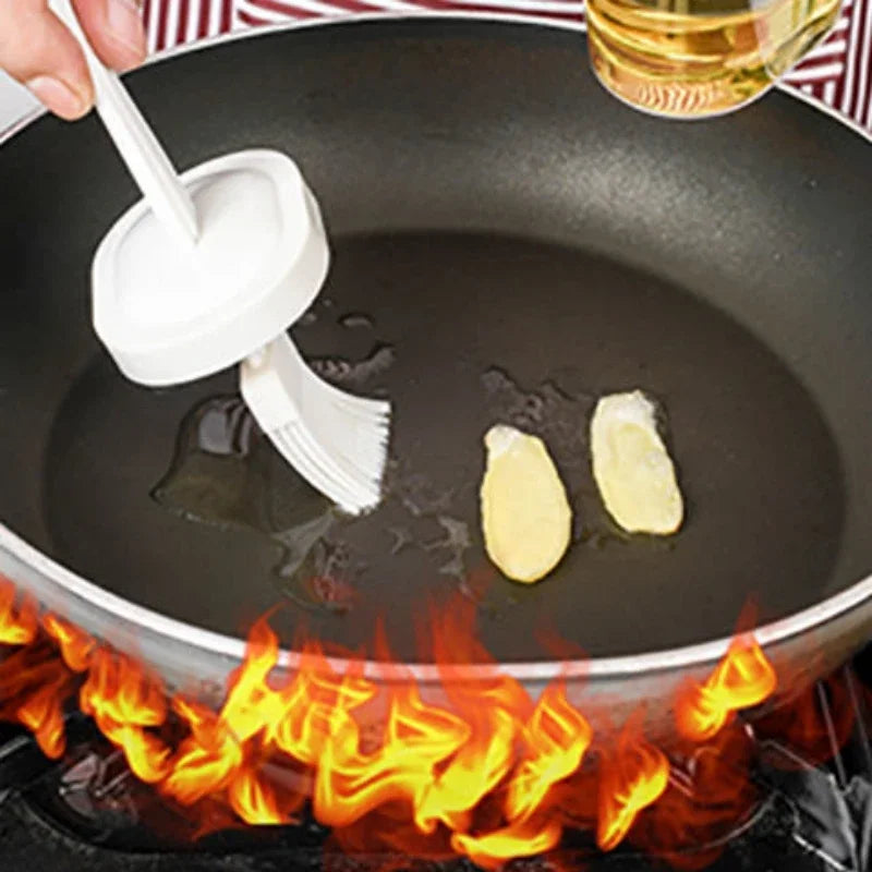 BBQ Brush Split Type High Temperature Resistant Silicone Nylon Oil Brush Bottle Cake Baking Cream Cooking Kitchen Household Tool