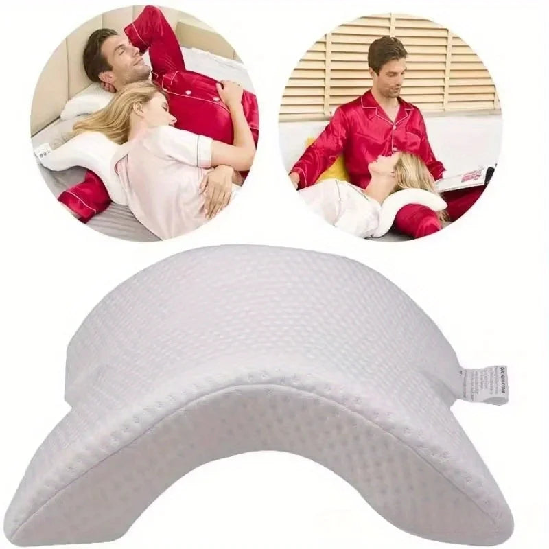U-shaped Bending Bone Pillow Memory Foam Pillow Zero Pressure Couples Pillow Slow Rebound Arch Nap Pillow Neck Pillow