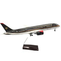 47cm 1:130 Scale Plane Model Toy Royal Jordanian B787 Airways Diecast Airplane Kit Resin Collectible Aircraft Toy With LED Base