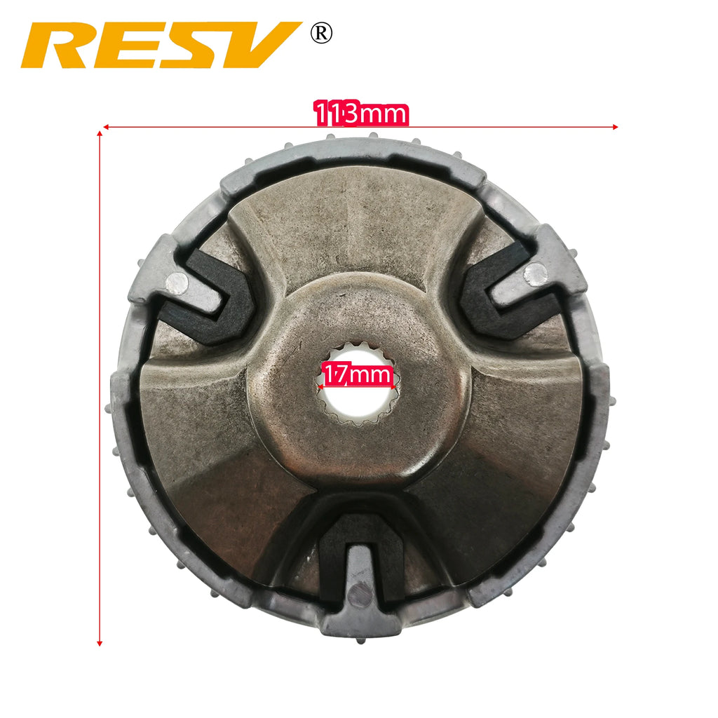 RESV for Yamaha BWS125 GTR 125 CYGNUS 4V Majesty Maxster X-City ZY125 Variator Drive Face Pulley Assy.
