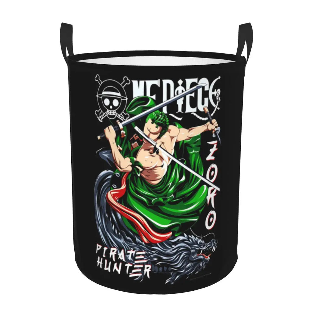 One Piece Tony Tony Chopper Laundry Basket Collapsible Anime Clothing Hamper Bathroom Organizer Storage Bins
