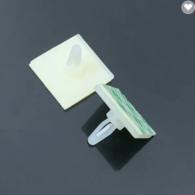 1000Pcs HC-5/6/8/9/11/13/16 3mm Nylon Plastic Stick On PCB Spacer Standoff Locking Snap-In Posts Fixed Clips Adhesive
