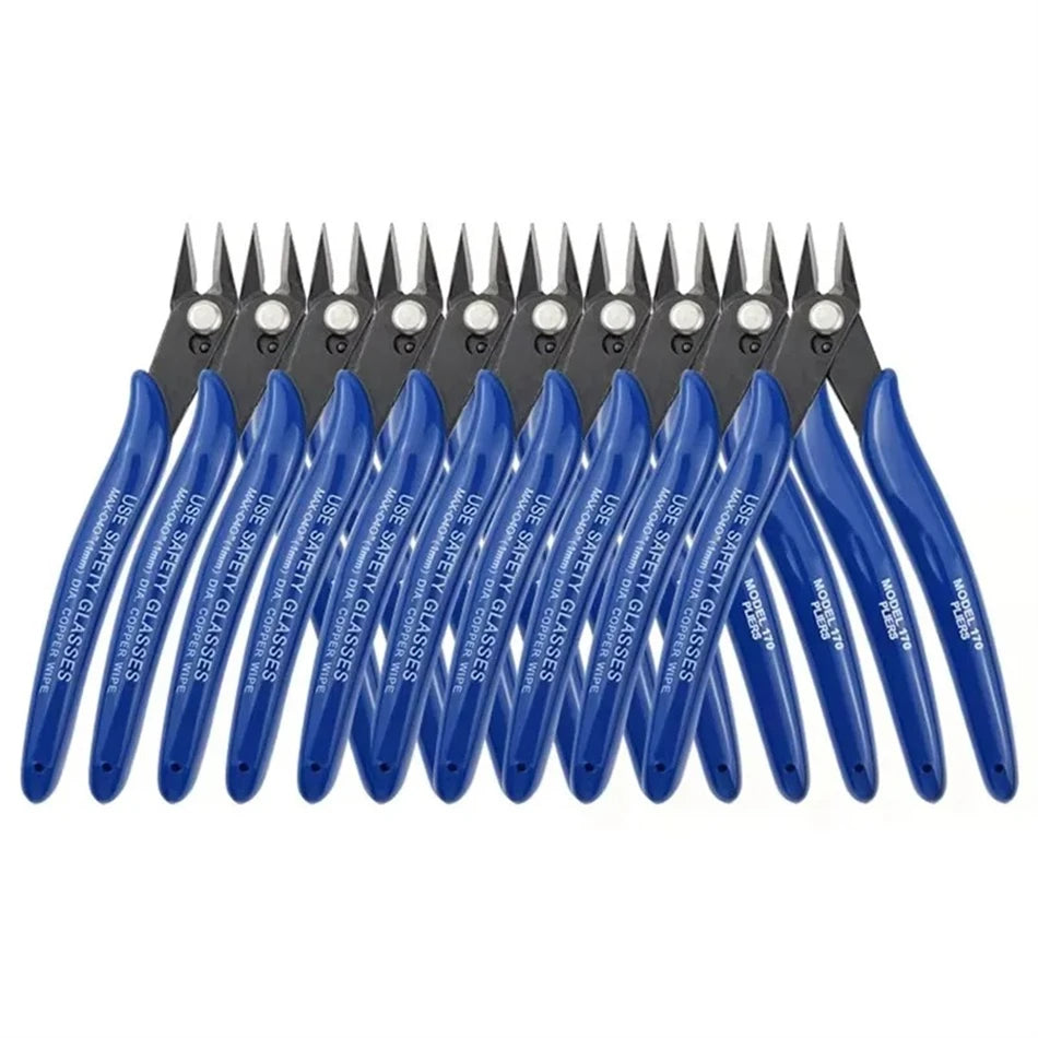 1PCS/5PCS Diagonal Pliers Carbon Steel Pliers Electrical Wire Cable Cutters  Wire Snips for Electronics Soft Copper Jewelry