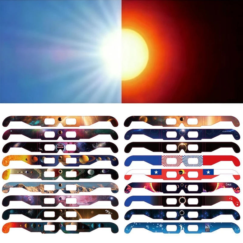 Approved Solar Eclipse Glasses Eyes Eyewear Safe Direct Sun Viewing Observe Total Eclipse Glasses Gafa Eclipse Solar Homologadas
