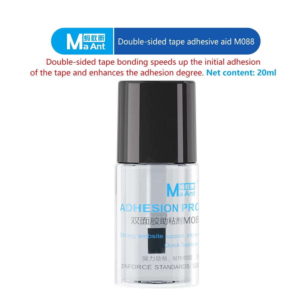 MaAnt M088 Double Sided Tape Primer 20ml Strong Adhesive Enhancer Fast Bonding for Phone Repair Universal Sticky Glue