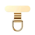 Mini Ultra-Thin Stainless Steel Mobile Phone Lanyard Patch Pad Silent Hole Clip Charging Port Gasket Lanyard Tab Card for iPhone