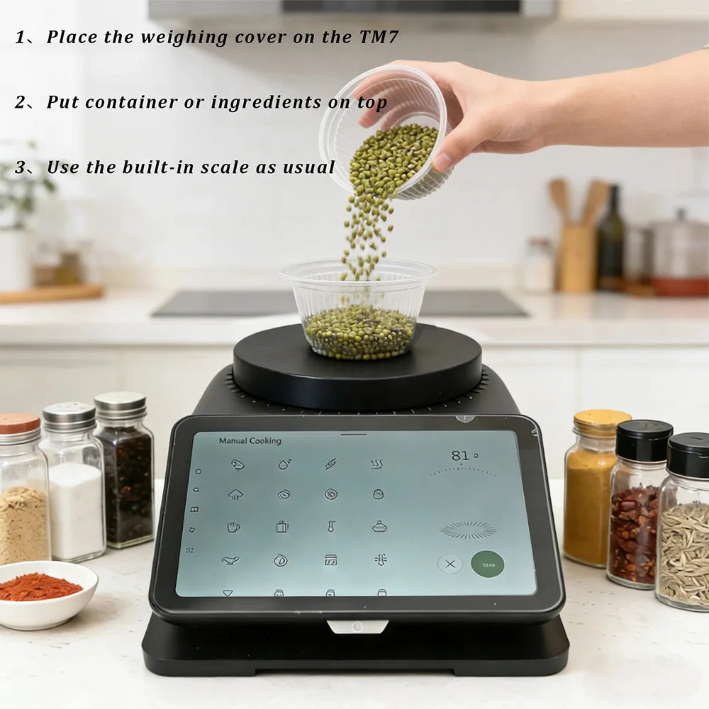 TM7 Food Processor Scale Dedicated Protective Cover Dust-proof and Scratch-resistant Multi-functional for Home Kitchens