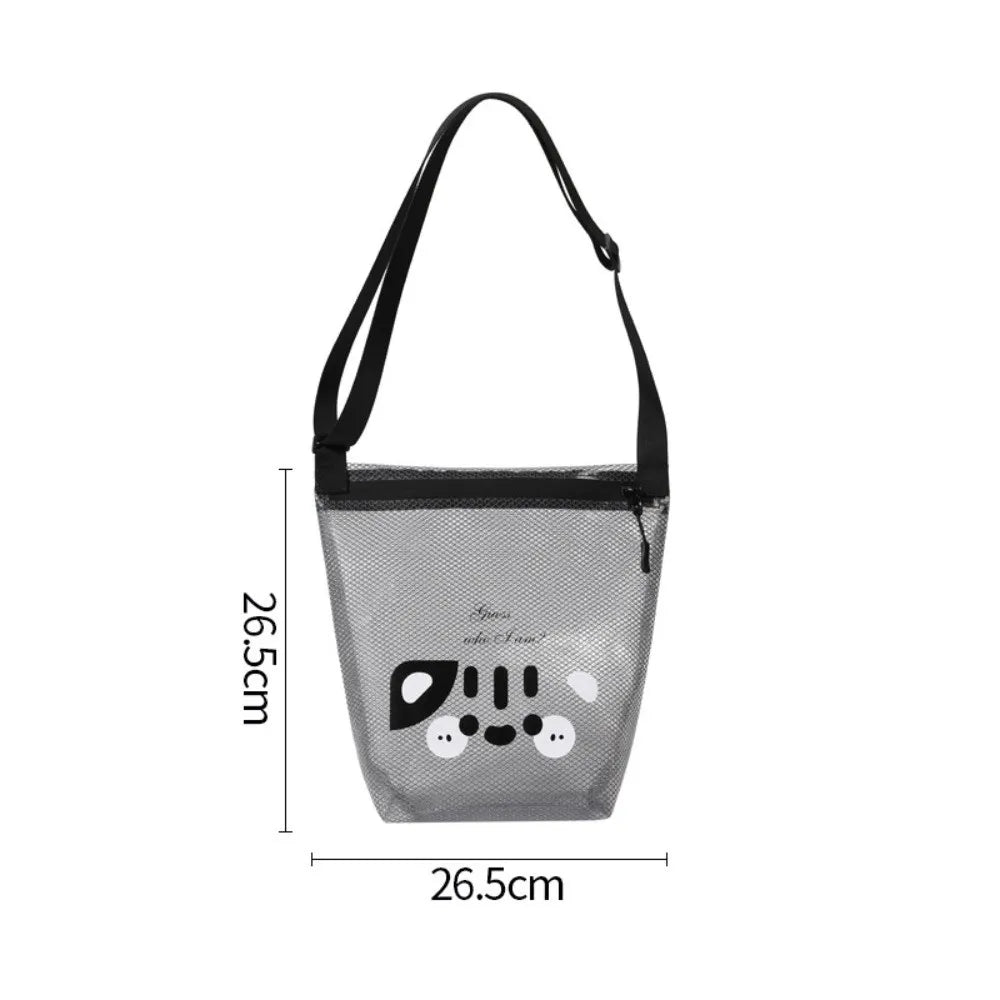 New Waterproof Transparent Makeup Bag PVC Large Capacity Gym Swim Bag Crossbody Waterproof Storage Bag Travel