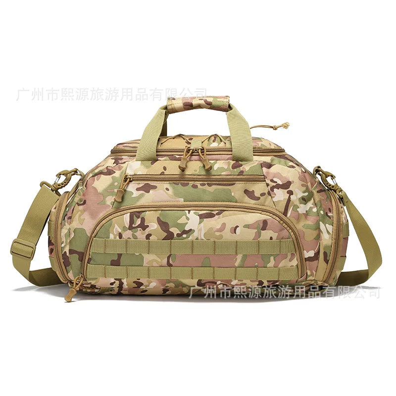 Large Capacity 45L Multi-use Travel Sports Shoe Storage Bag Handheld Double Shoulder Luggage Bag Oxford Cloth Wear Resistant...