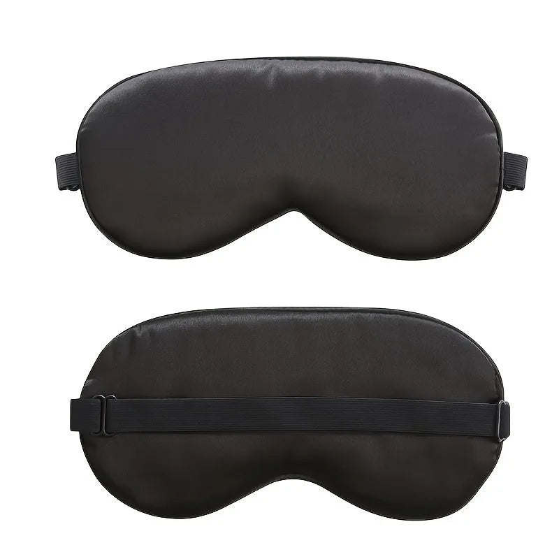 Flash sale  Sleep Eye Mask Night Cover Eye Sleeping Silk Satin Masks for Women And Men, Blindfold Eye Patch for Airplane