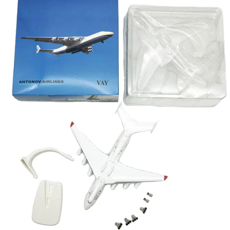 1/400 Scale 20CM Diecast Alloy Antonov An-225 "Mriya" A380 330 747 777 Airplane Model For Gift Collection