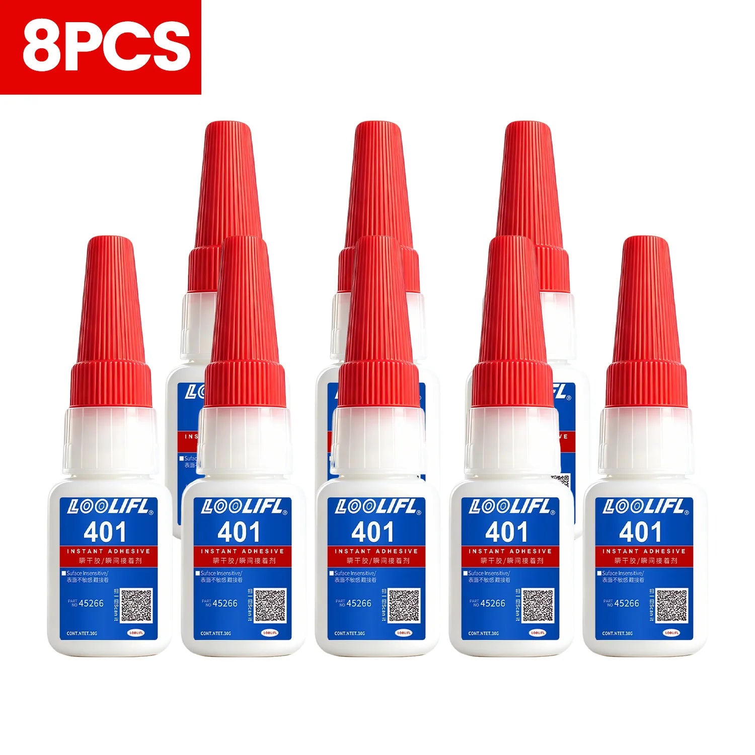 8-Pack Professional Welding High-Strength Oil-Based Glue - Universal Strong Quick-Drying Adhesive, Suitable for Resin, Ceramics, Metal, Glass, Liquid Glue Tool, with Precision Dispenser