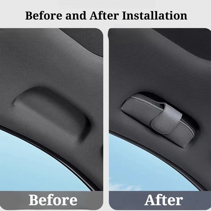For Geely Galaxy Starship 7 EMi Car Sunglass Holder, Roof Handle Sunglasses Clip Interior Accessories