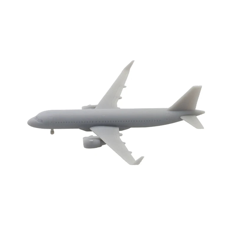 5PCS Multiple Scale A320neo Airliner Model 1/2000 1/1500 1/700 1/400 Static Aircraft w Landing Gear for DIY Building Decoration