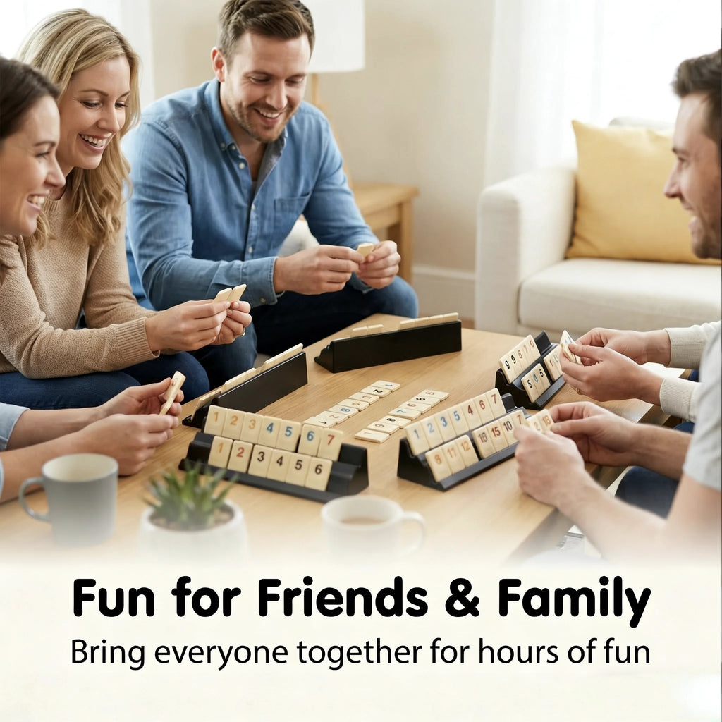 Digital tabletop game, including a stand and number blocks, a classic family party board game, a strategy game suitable for 2-4