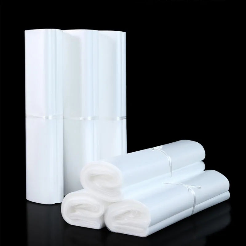 100pcs PE Transparent Self-adhesive Bags For Clothes T-Shirt Packaging Plastic Pouch Clear Waterproof Sealed Bag Wholesale