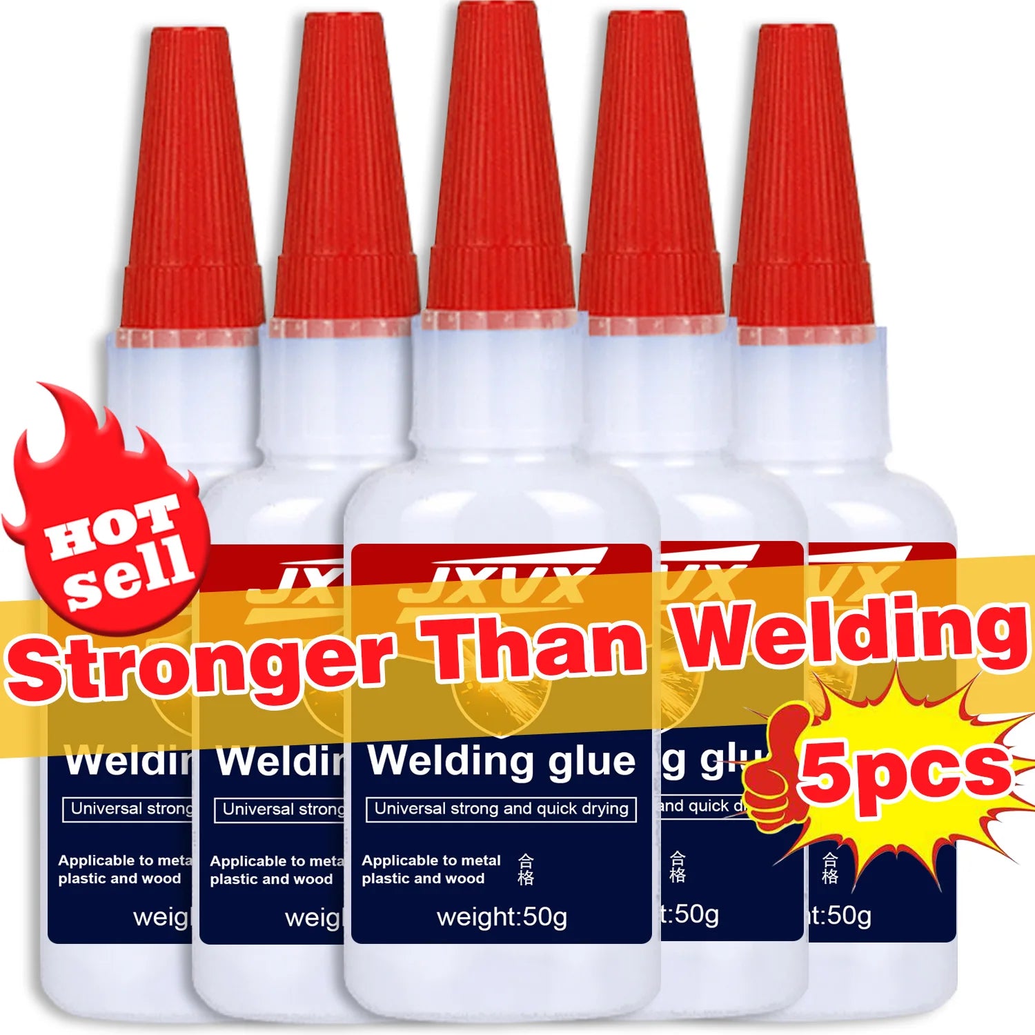 50g Universal Oily Original Glue Super Repair Strong Glue Multifunctional Welding Metal Sticky Wood Plastic Specialized Glue.