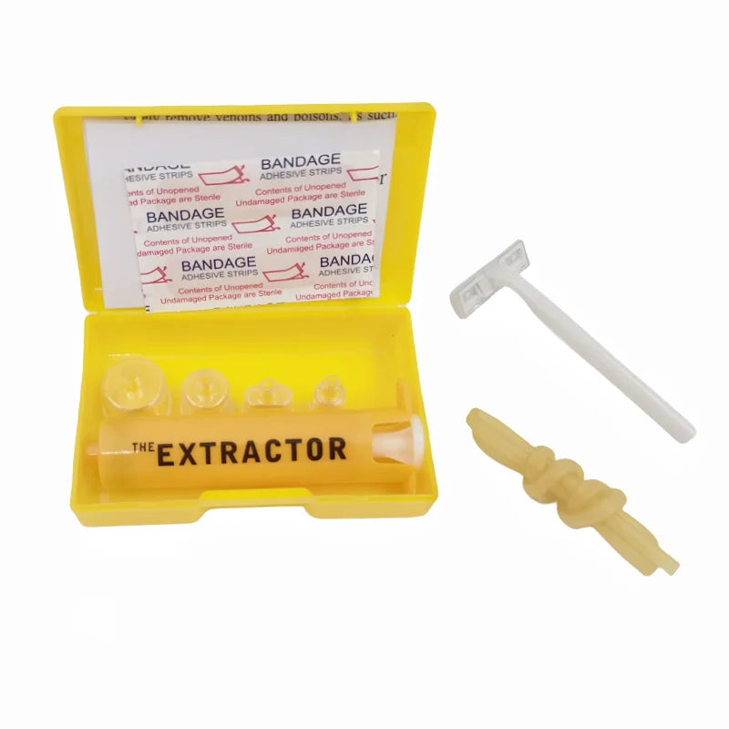 Venom Extractor Outdoors Snake Insect Bite First Aid Kit Outdoor Emergency Survival Vacuum Detox Pump Poisoning Emergency Tools