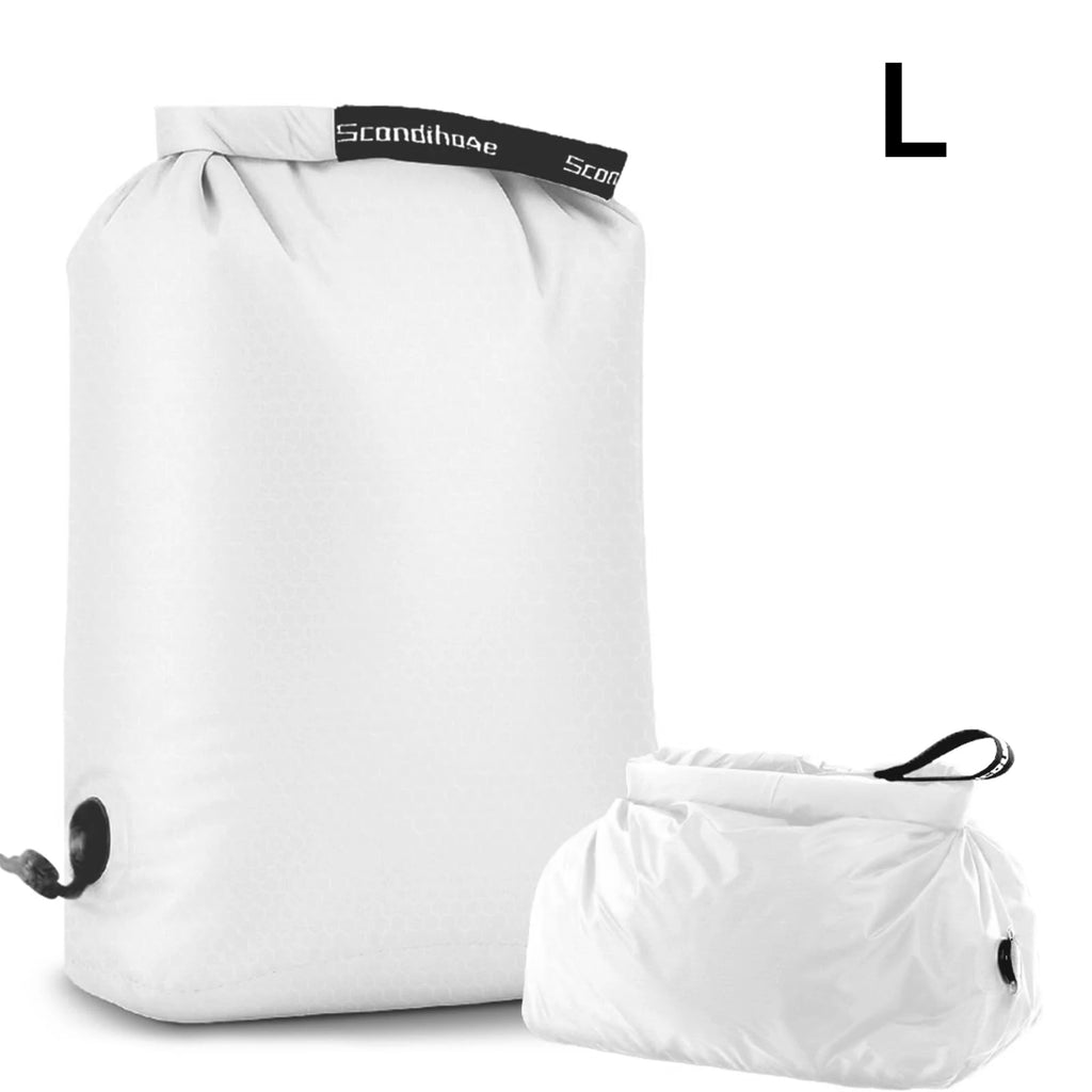 Travel Storage Bag Compression Sack Waterproof No Pump Vacuum Bag Clothes Organizer Space Saving Pouch for Backpacking Gym