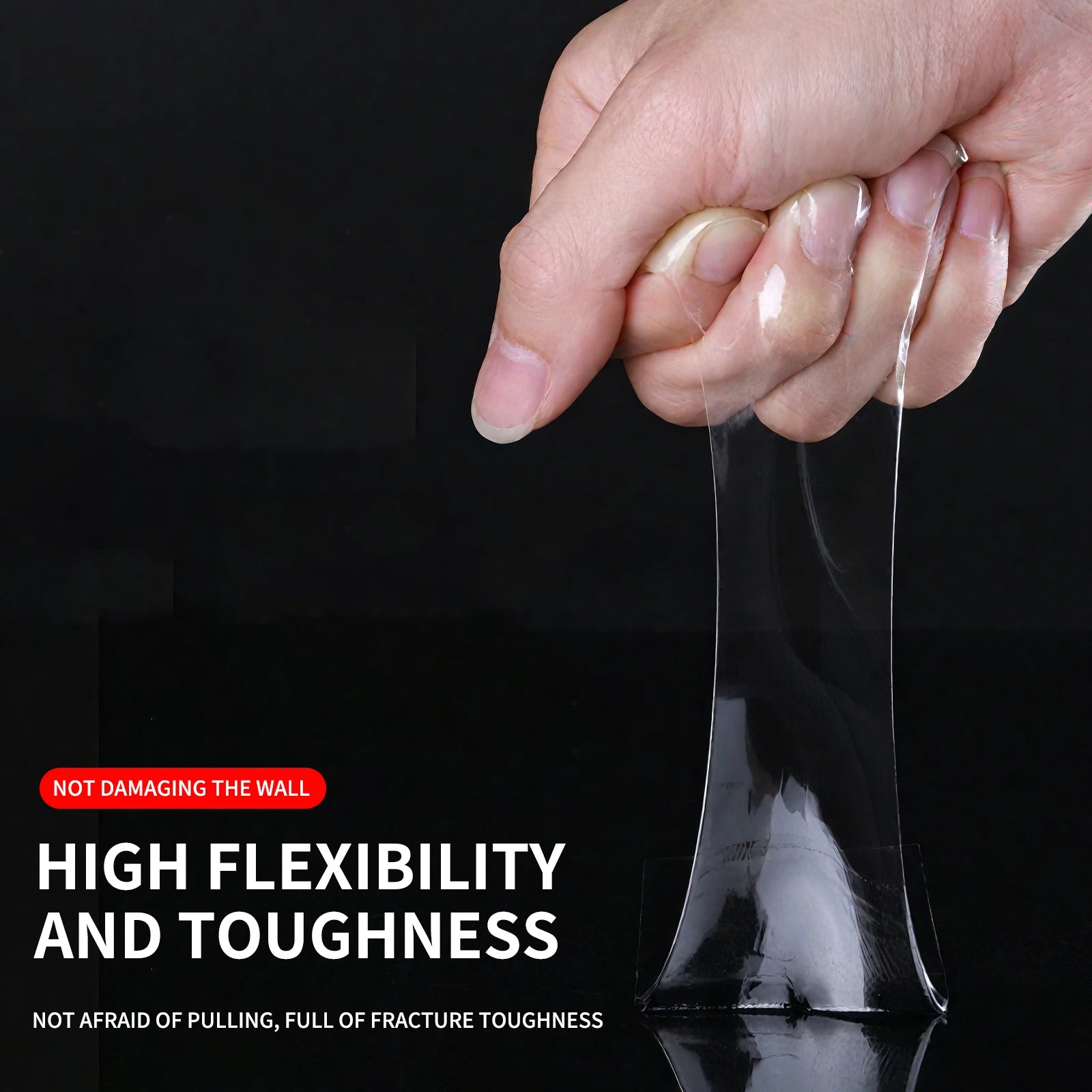 Nano Double-Sided Tape – Ultra-Strong Adhesive for Wall & Fabric, Waterproof No-Residue Mounting Dots (5m/Roll)